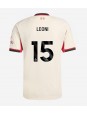 Billige Liverpool Giovanni Leoni #15 Bortedrakt 2025-26 Kortermet